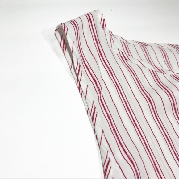 BCBGMAXAZRIA Horizontal Striped Tank Top Size Small - Picture 4 of 7